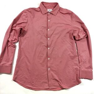 Mizzen Main Button Front Shirt Red Gingham Check